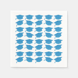COLUMBIA BLUE GRADUATION PAPER NAPKINS