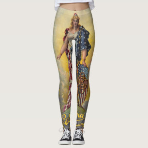 Columbia Brewing Co. Poster Women's Leggings