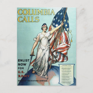 Columbia calls postcard