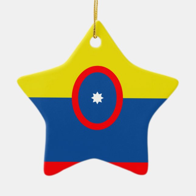 Columbia Ceramic Tree Decoration (Front)