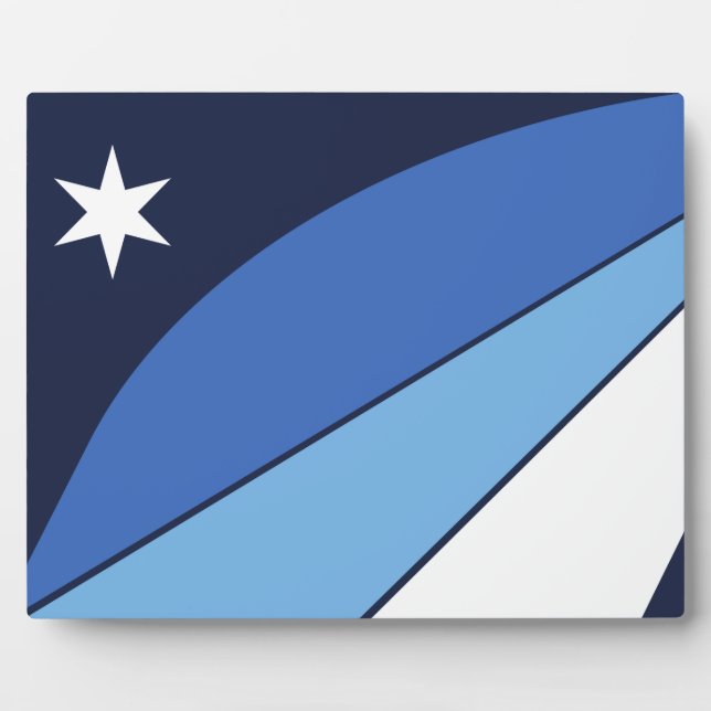 Columbia City Flag Plaque (Front)