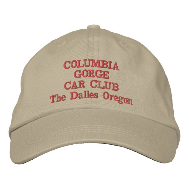 Columbia Gorge Car Club Embroidered Hat (Front)
