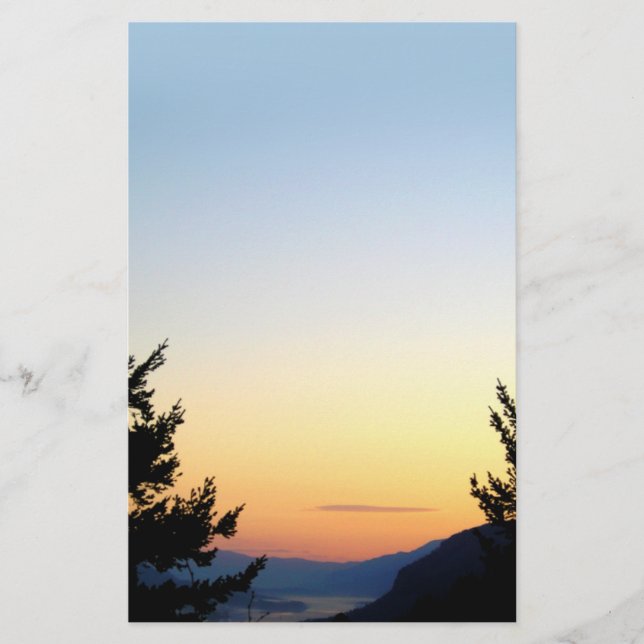 Columbia Gorge Sunrise Stationery (Front)