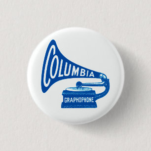 Columbia Graphophone Vintage Button