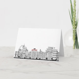 Columbia Heights Watchtower Greeting Card Blank
