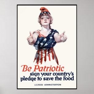 Columbia Invites You To Save Food -- Border Poster