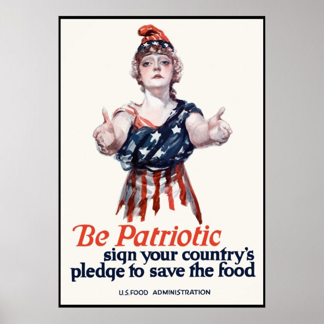 Columbia Invites You To Save Food -- Border Poster (Front)