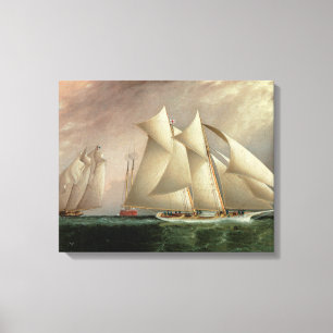 Columbia Leading Dauntless in the Hurricane Cup Canvas Print