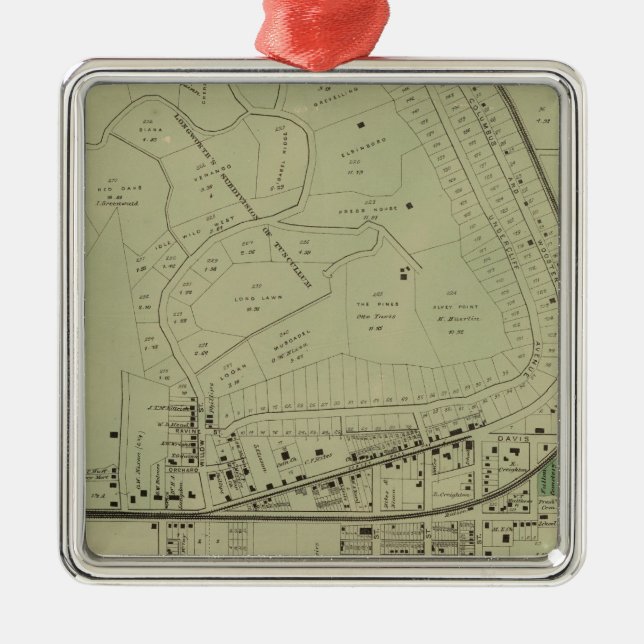 Columbia, Ohio 2 Metal Tree Decoration (Front)