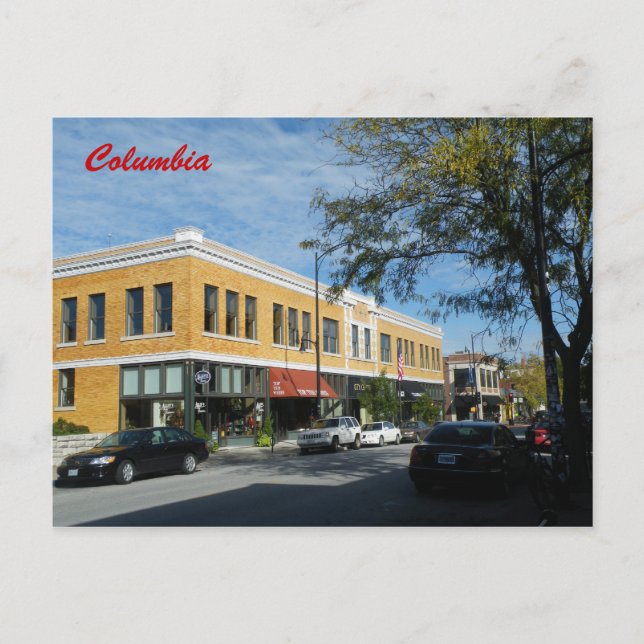 Columbia Postcard (Front)