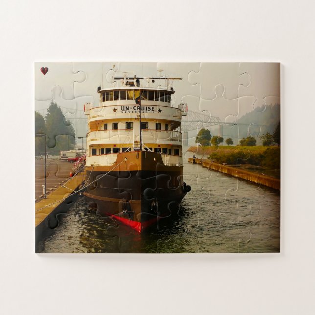 Columbia River Gorge Oregon. Jigsaw Puzzle (Horizontal)