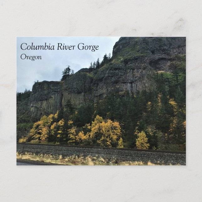 Columbia River Gorge, Oregon Postcard (Front)
