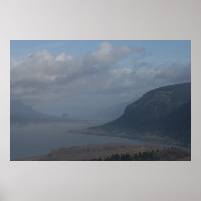 columbia river gorge oregon poster (Front)