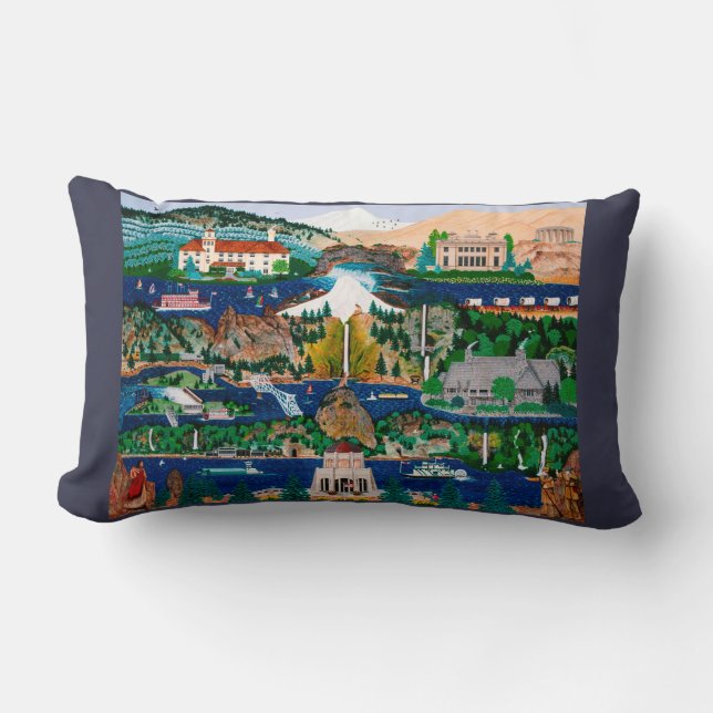 Columbia River Gorge Pillow (Front)