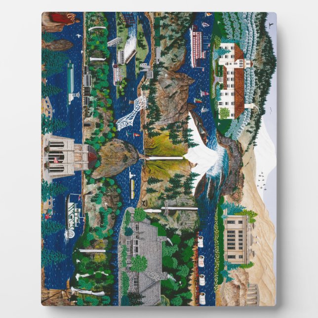 Columbia River Gorge Plaque (Front)