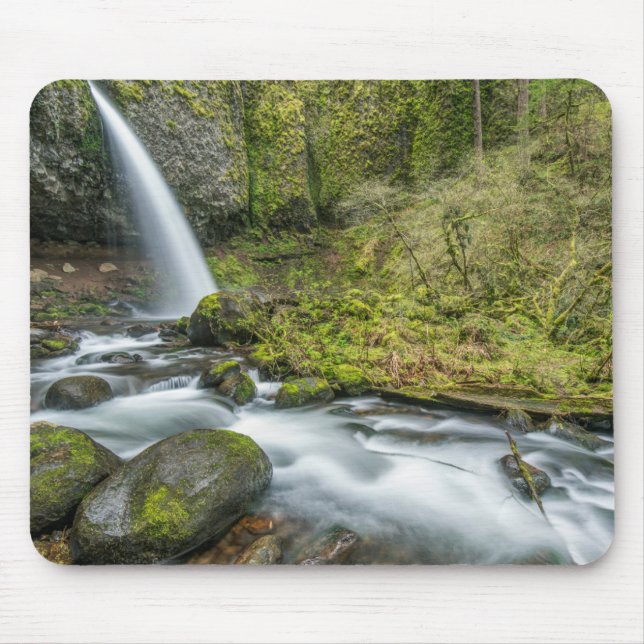 Columbia River Gorge, Ponytail Falls Mouse Mat (Front)