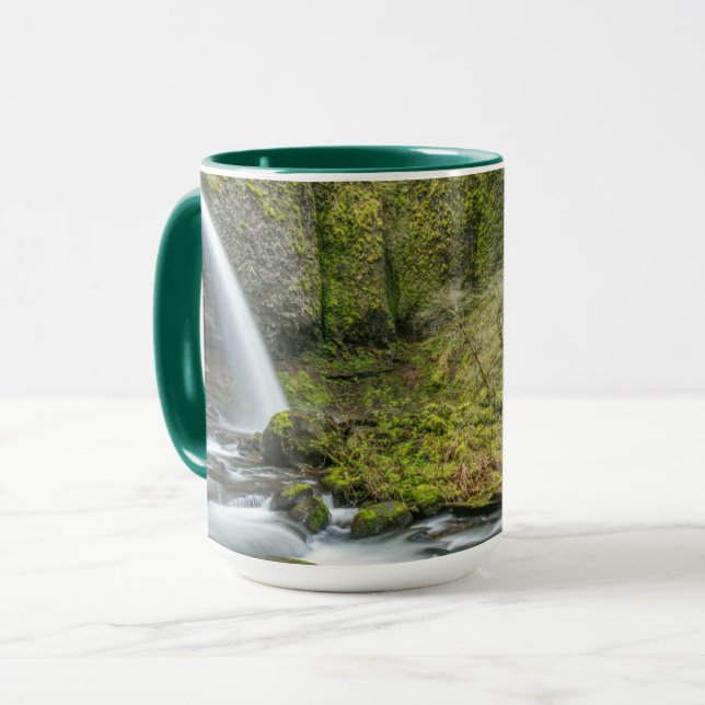 Columbia River Gorge, Ponytail Falls Mug (Front Left)