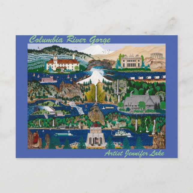 Columbia River Gorge Postcard (Front)