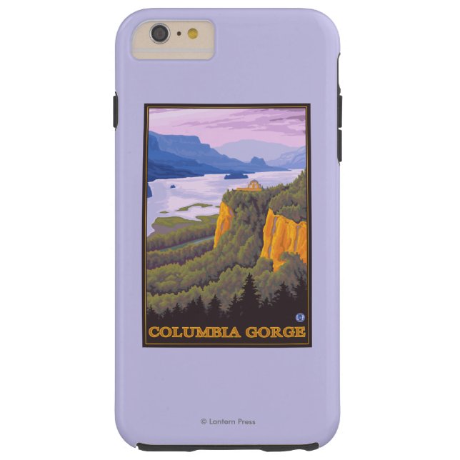 Columbia River Gorge Scene with Crown Point Case-Mate iPhone Case (Back)