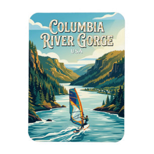 Columbia River Gorge USA Magnet