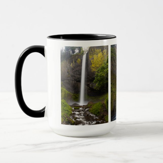 Columbia River Gorge Waterfalls Mug (Left)