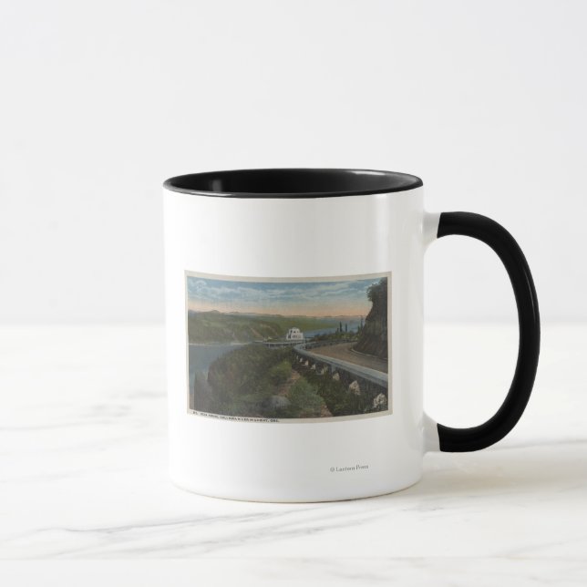 Columbia River, Oregon - Vista House Mug (Right)