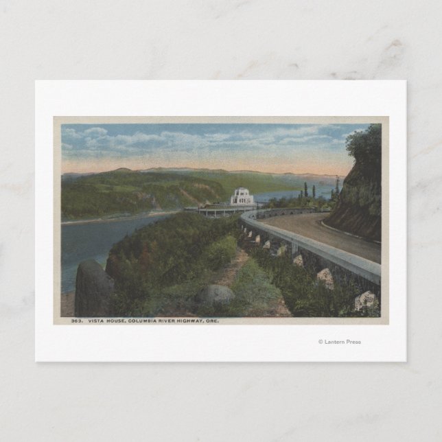 Columbia River, Oregon - Vista House Postcard (Front)