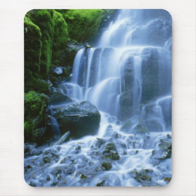 Columbia River Waterfall Fine Photo Mouse Mat (Front)