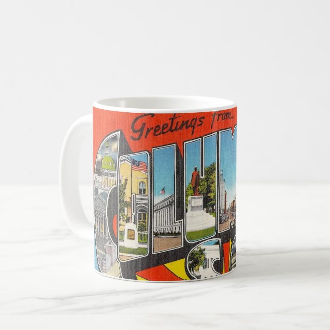 Columbia SC Greeting Mug (Front Left)