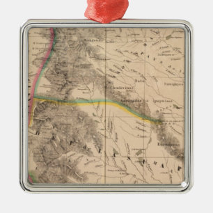 Columbia, South America 8 Metal Tree Decoration