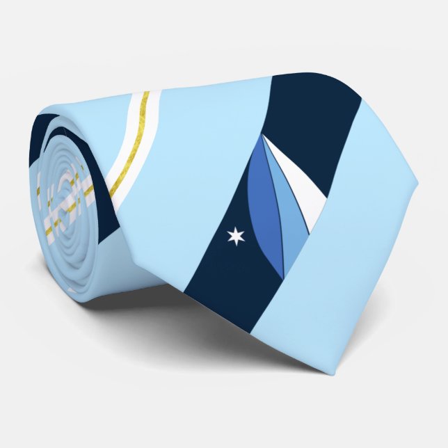 Columbia (South Carolina) city flag Neck Tie (Rolled)