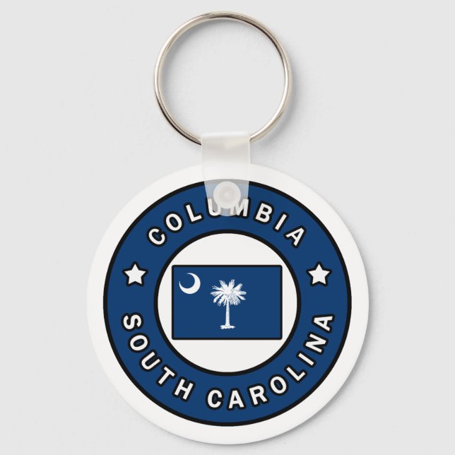 Columbia South Carolina Key Ring (Front)