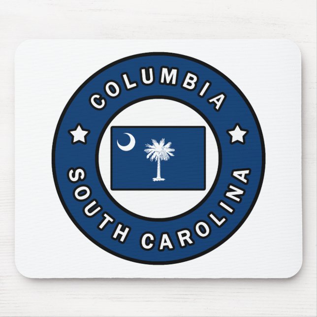 Columbia South Carolina Mouse Mat (Front)