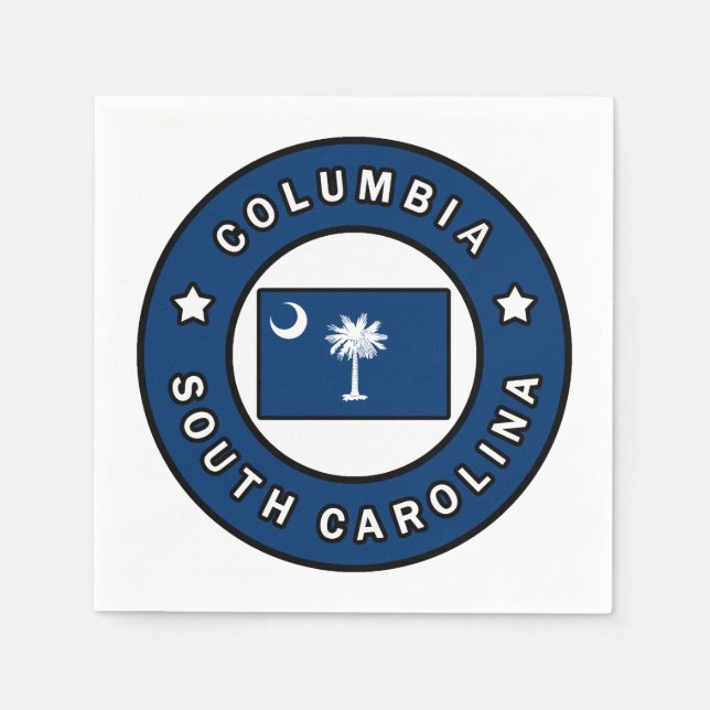 Columbia South Carolina Napkin (Front)