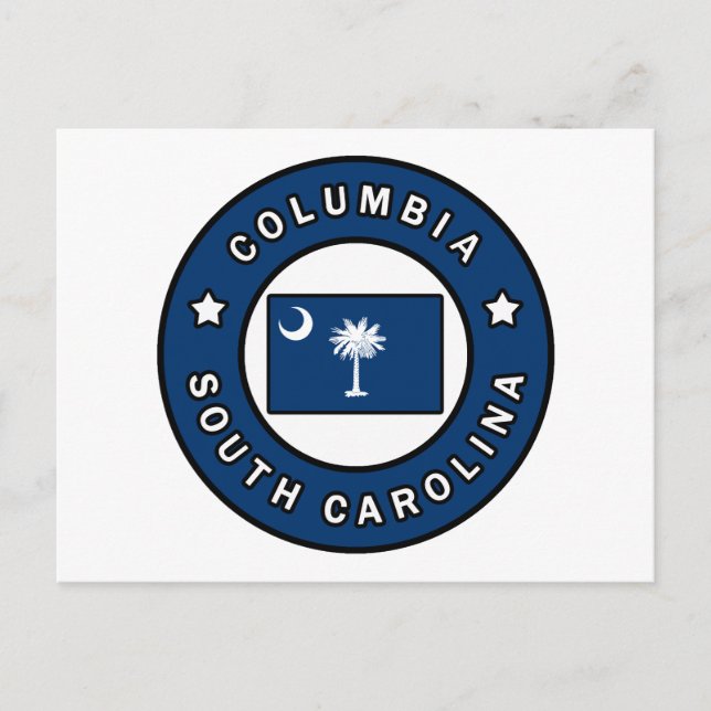 Columbia South Carolina Postcard (Front)