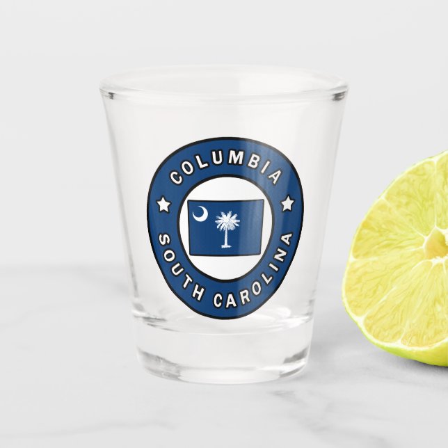 Columbia South Carolina Shot Glass (Front)