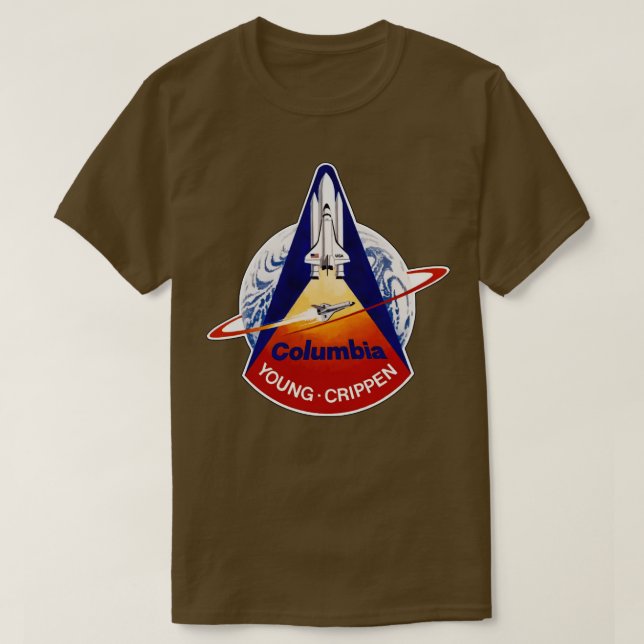 Columbia Space Shuttle Launch April 12 1981  T-Shirt (Design Front)