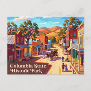 Columbia State Historic Park California Postcard