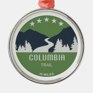 Columbia Trail New Jersey Metal Tree Decoration
