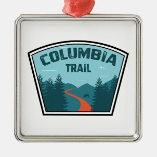 Columbia Trail New Jersey Metal Tree Decoration