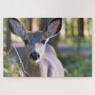 Columbian Black-tailed Doe   Washington State Jigsaw Puzzle