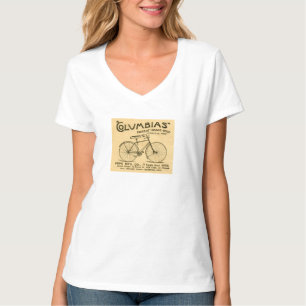 Columbias Bicycles Vintage Advert Tee Shirt