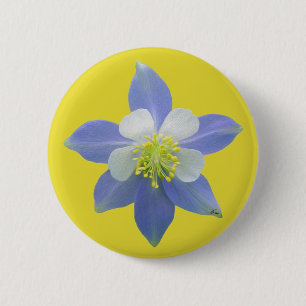 Columbine 2 6 cm round badge