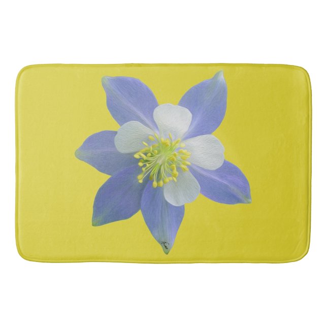 Columbine 2 bath mat (Front)