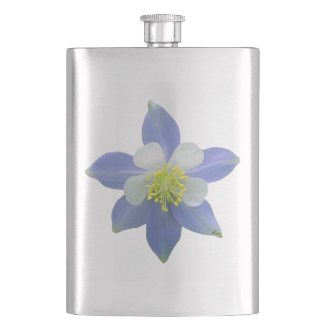 Columbine 2 hip flask (Front)