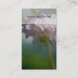 Columbine   Akelei Business Card