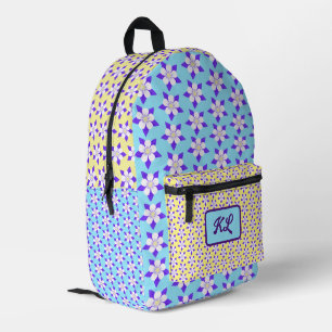 Columbine Backpack Blue and Yellows