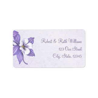 Columbine Bouquet 1 Address Labels