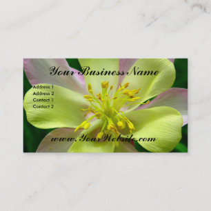 Columbine Floral Business Card