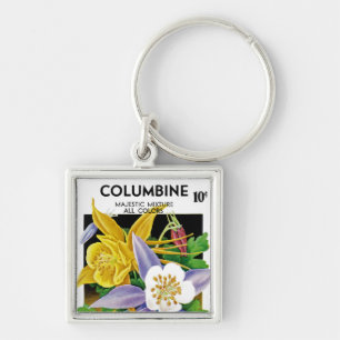 Columbine Key Ring